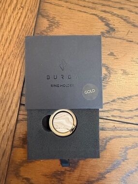 BURGA Gold Ring Phone Holder – Sleek Ring Grip & Stand